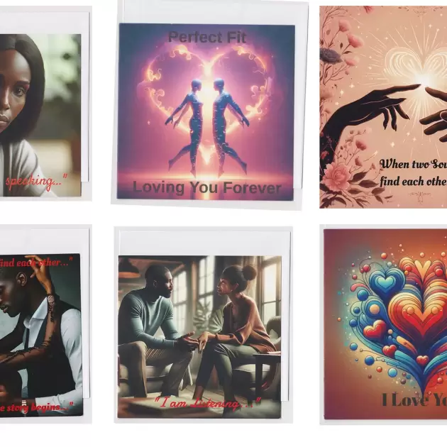 Loving Deeper Greeting Card Series – Complete Set (6 Cards)